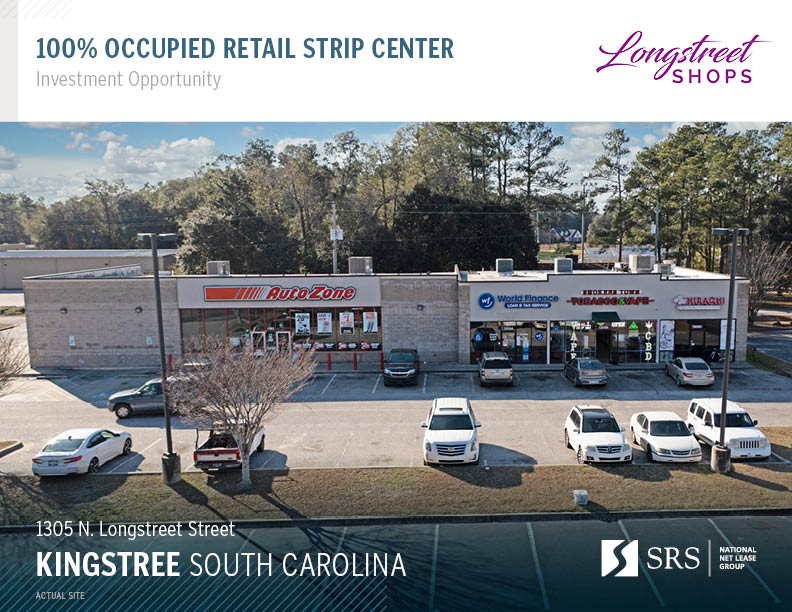 Kingstree, SC Longstreet Shops Retail investment sale in Kingstree