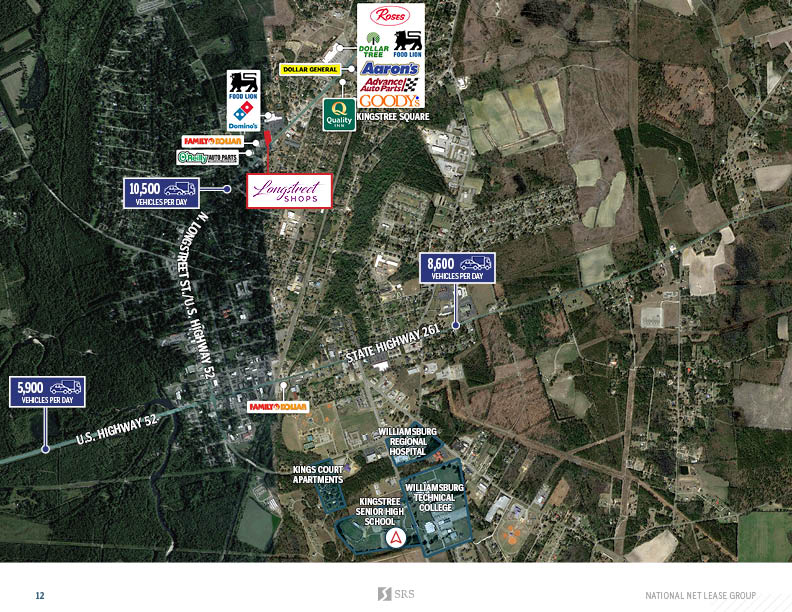 Kingstree, SC Longstreet Shops Retail investment sale in Kingstree