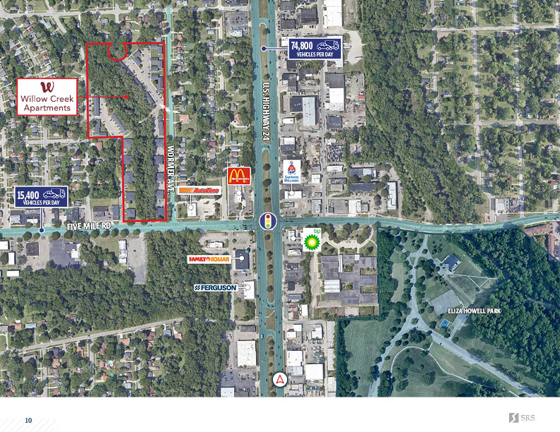 Redford, MI Willow Creek Apartments Multifamily investment sale in