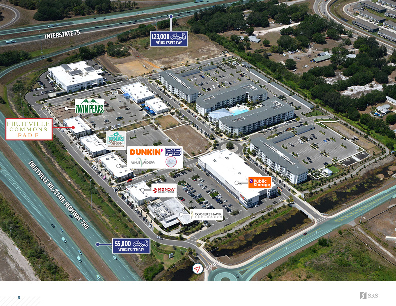 Sarasota, FL Fruitville Commons Pad E Retail investment sale in