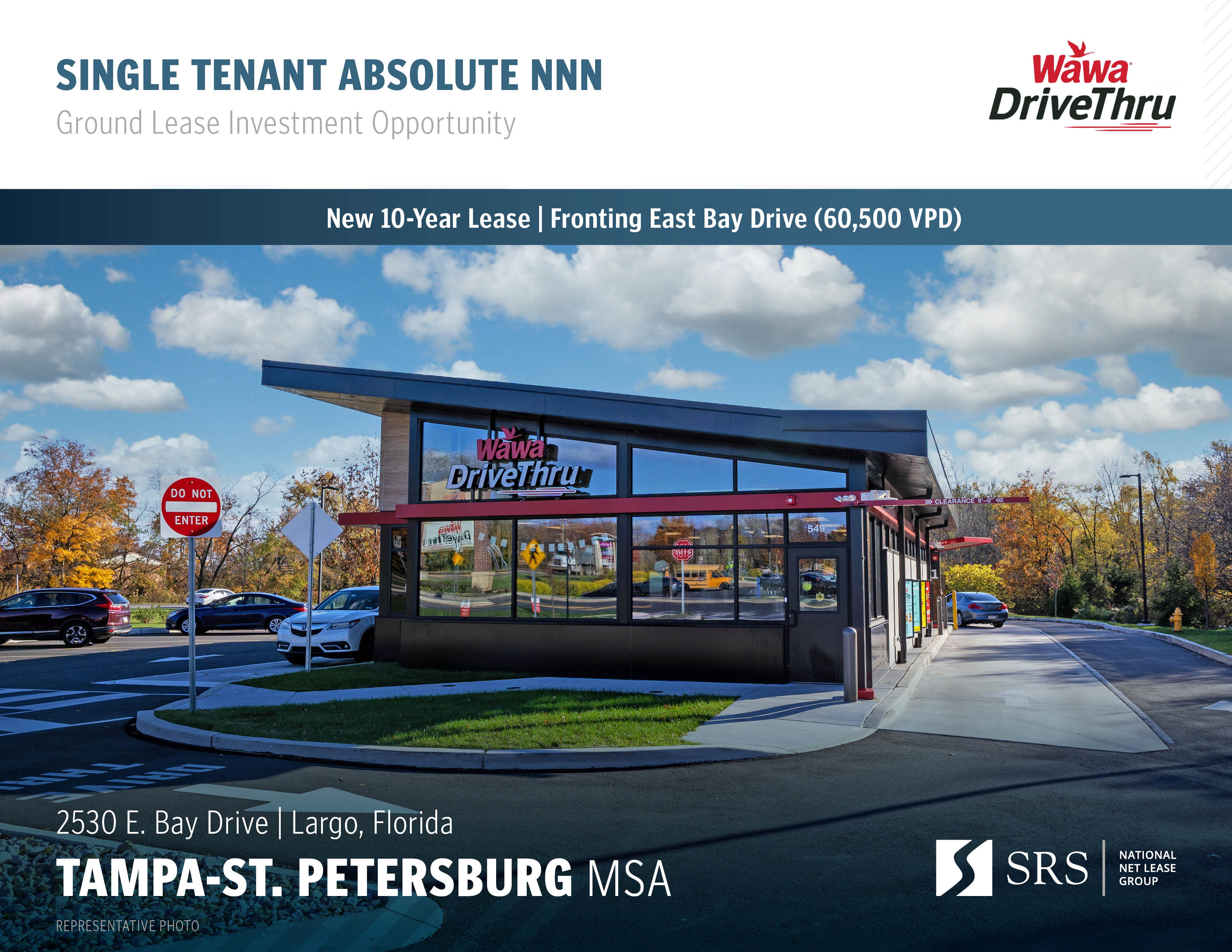 Largo, FL Wawa Drive Thru Retail investment sale in Largo, Florida SRS