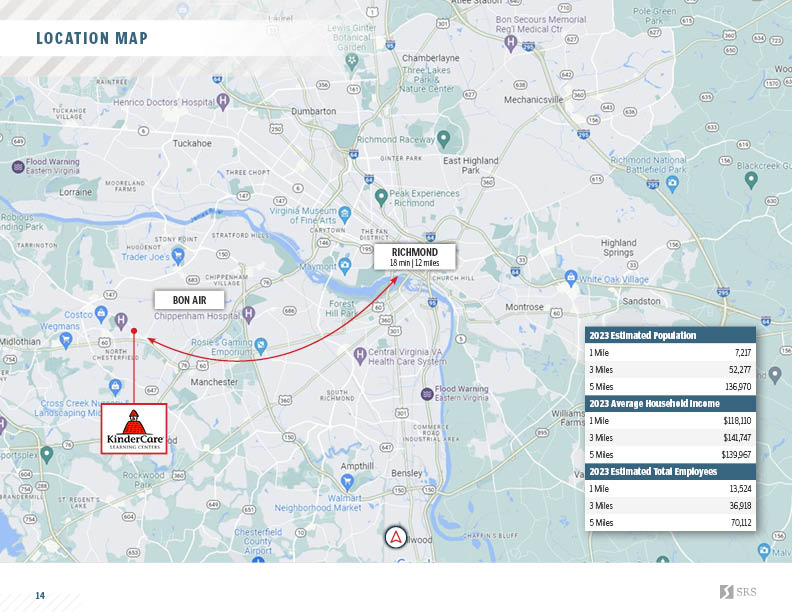 Bon Air, VA KinderCare Retail investment sale in Bon Air, Virginia
