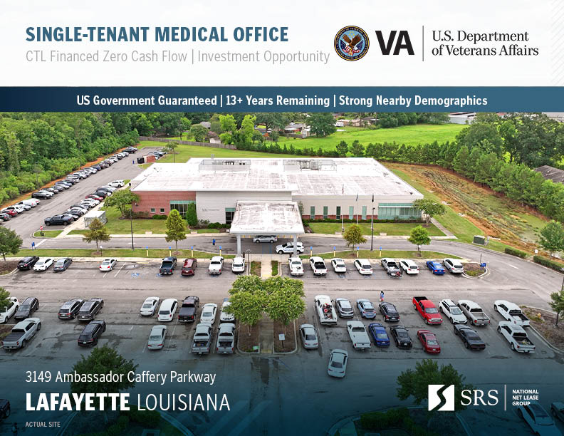 Lafayette, LA VA Clinic Medical Office Retail investment sale in