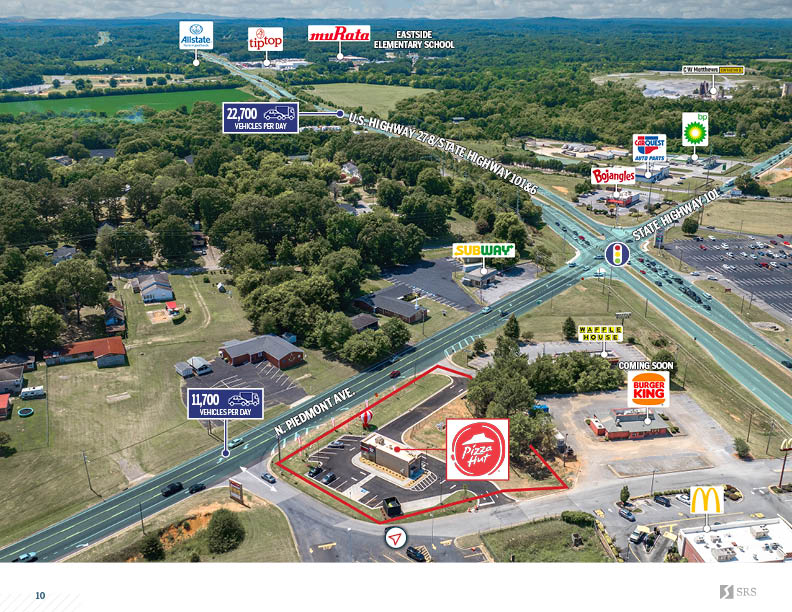 Rockmart, GA Pizza Hut Retail investment sale in Rockmart,