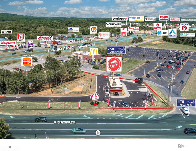 Rockmart, GA Pizza Hut Retail investment sale in Rockmart,