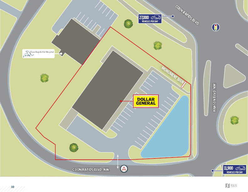 Coon Rapids, MN Dollar General Retail investment sale in Coon