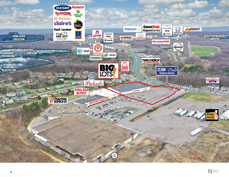 Hazleton, PA Big Lots! Retail investment sale in West Hazleton