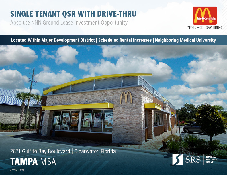 Clearwater, FL McDonald's Retail investment sale in Clearwater