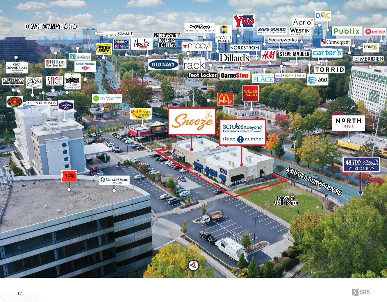 Dunwoody, GA Scrubs & Beyond, Sleep Number, & Snooze Retail