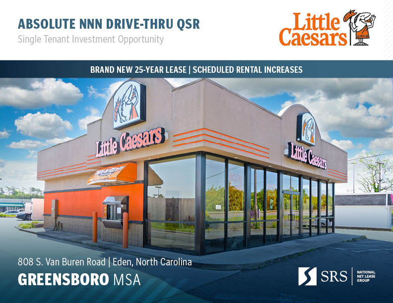Eden, NC Little Caesars Retail investment sale in Eden, North