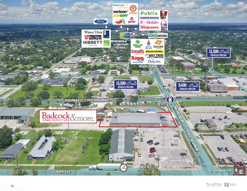 Arcadia, FL Badcock Home Furniture Retail investment sale in