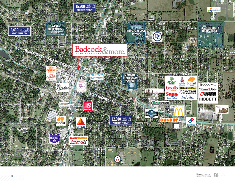 Arcadia, FL Badcock Home Furniture Retail investment sale in