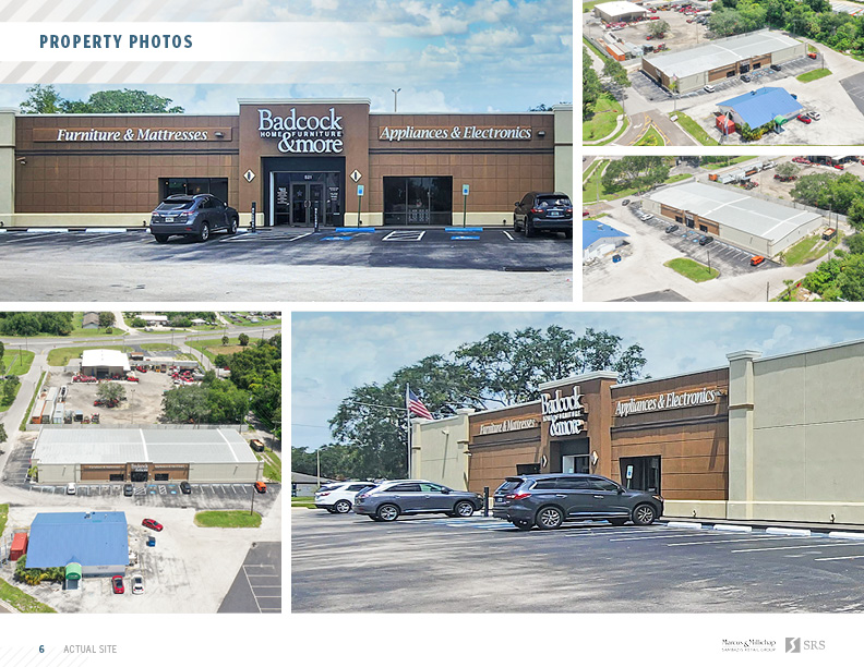 Auburndale, FL Badcock Home Furniture Retail investment sale in