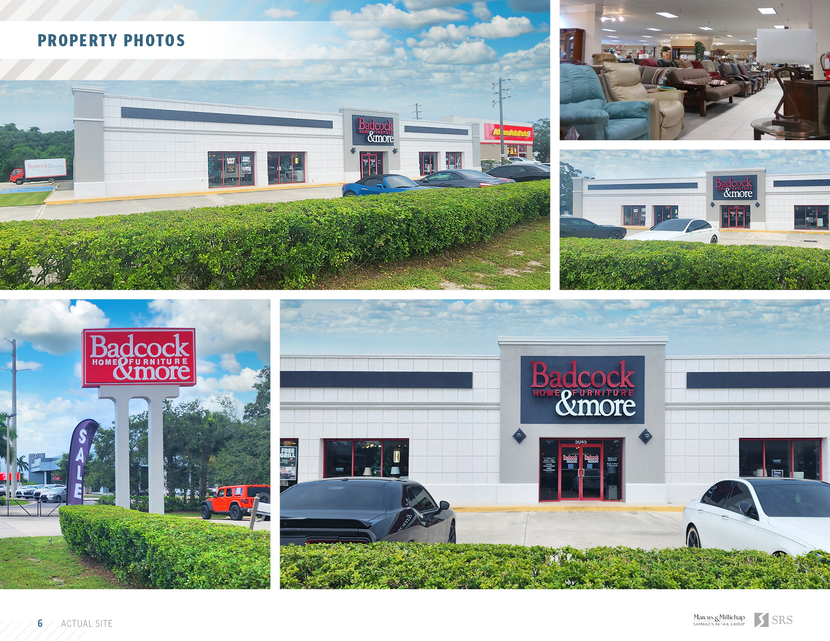 Fort Pierce, FL Badcock Furniture Retail investment sale in Fort