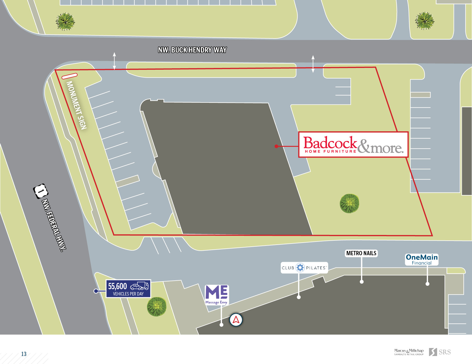 Stuart, FL Badcock Furniture Retail investment sale in Stuart