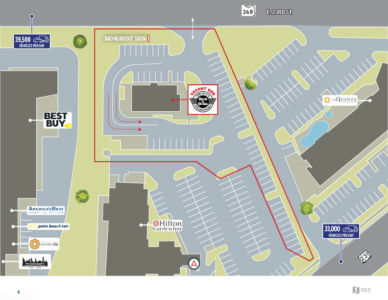 Panama City, FL Vacant Steak & Shake Retail for sale or lease in