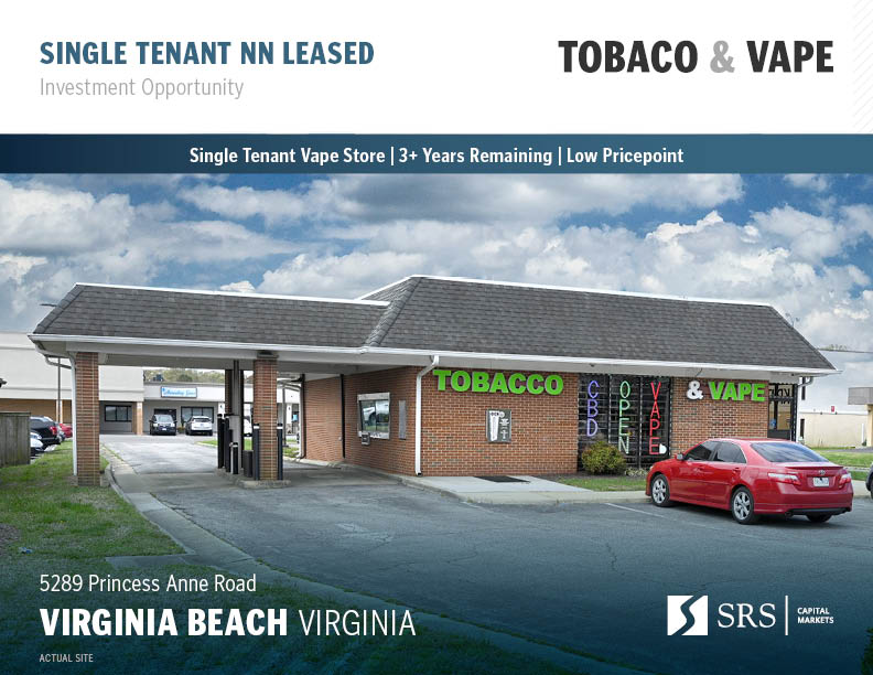 Virginia Beach, VA - Tobacco & Vape | Retail investment sale in Virginia  Beach, Virginia - SRS