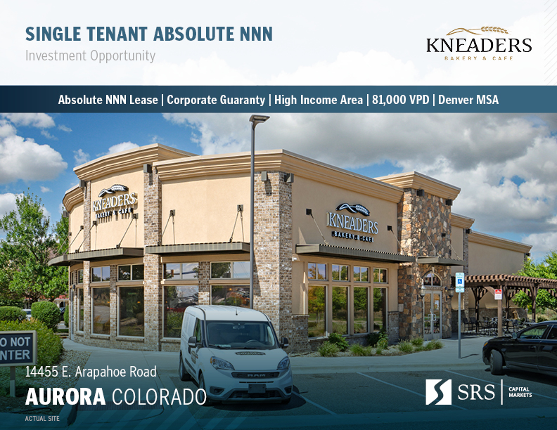 Aurora, CO - Kneaders Bakery &amp; Cafe | Retail investment sale in 