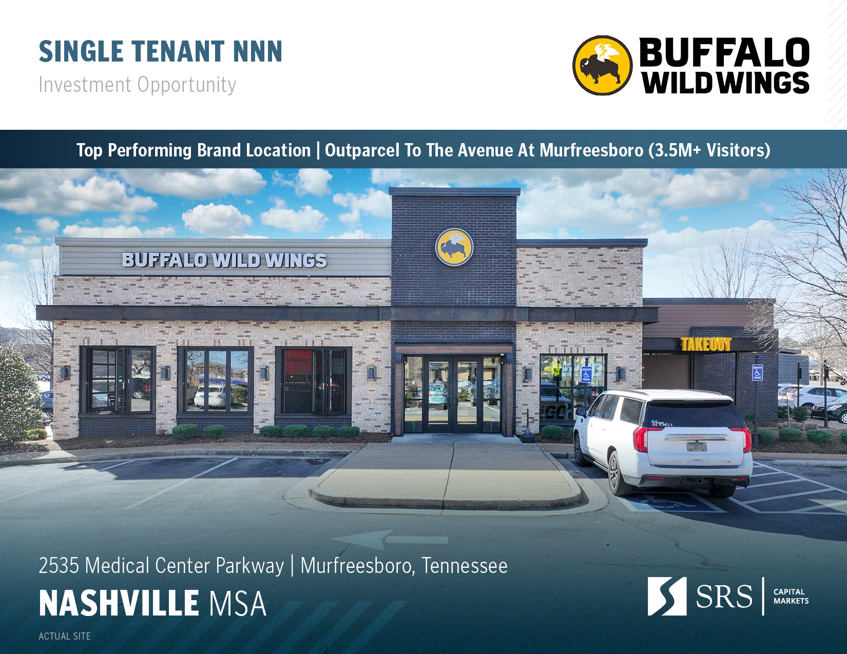 Murfreesboro, TN - Buffalo Wild Wings | Retail investment